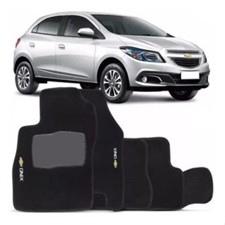 Jogo Tapete Preto Carpete - Chevrolet Onix Até 2019 Preto em Oferta na Shopee