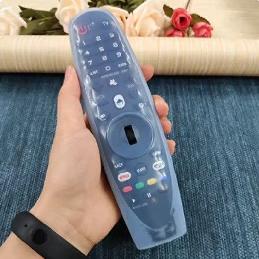 Capa de Silicone Azul Claro para Controle Remoto SMART TV LG - 18,5 x 5,5