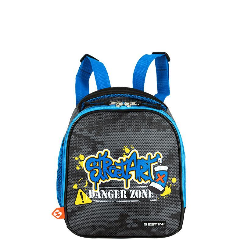 Lancheira Grande Sestini Grafitti - Colorido em Oferta na Shopee