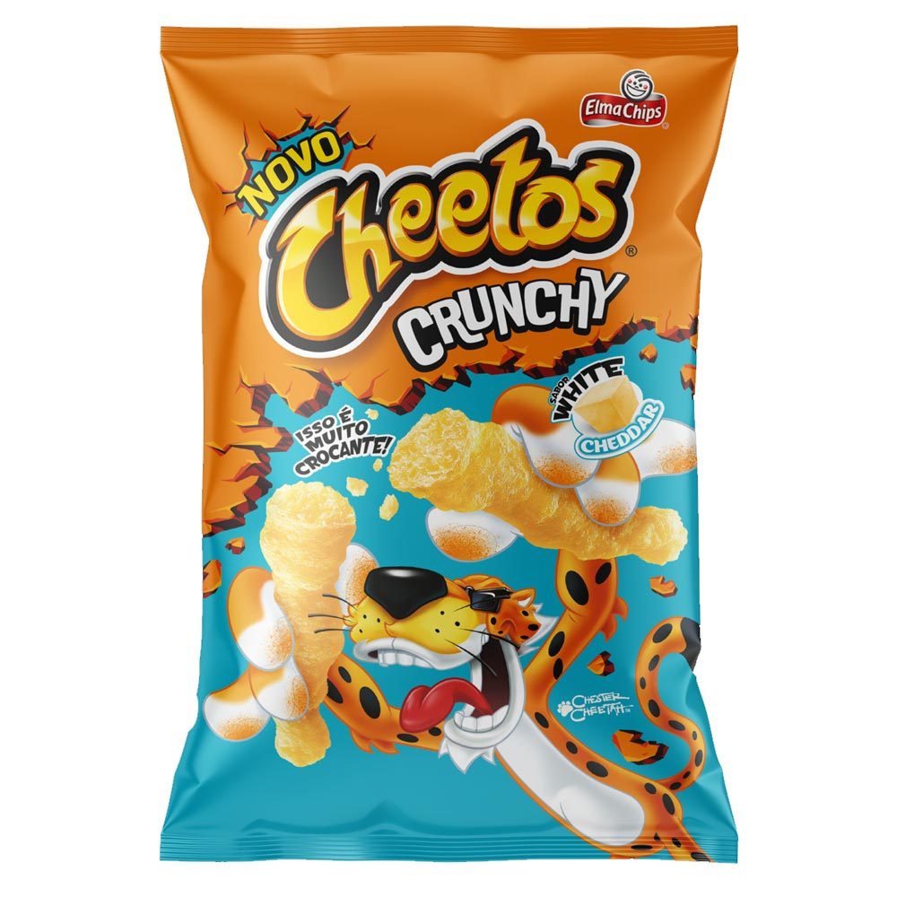Cheetos Crunchy Withe Cheddar 78g em Oferta na Shopee