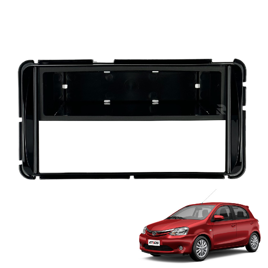 Moldura Painel Radio Toca Cd 1 Din Toyota Etios Corolla GLI