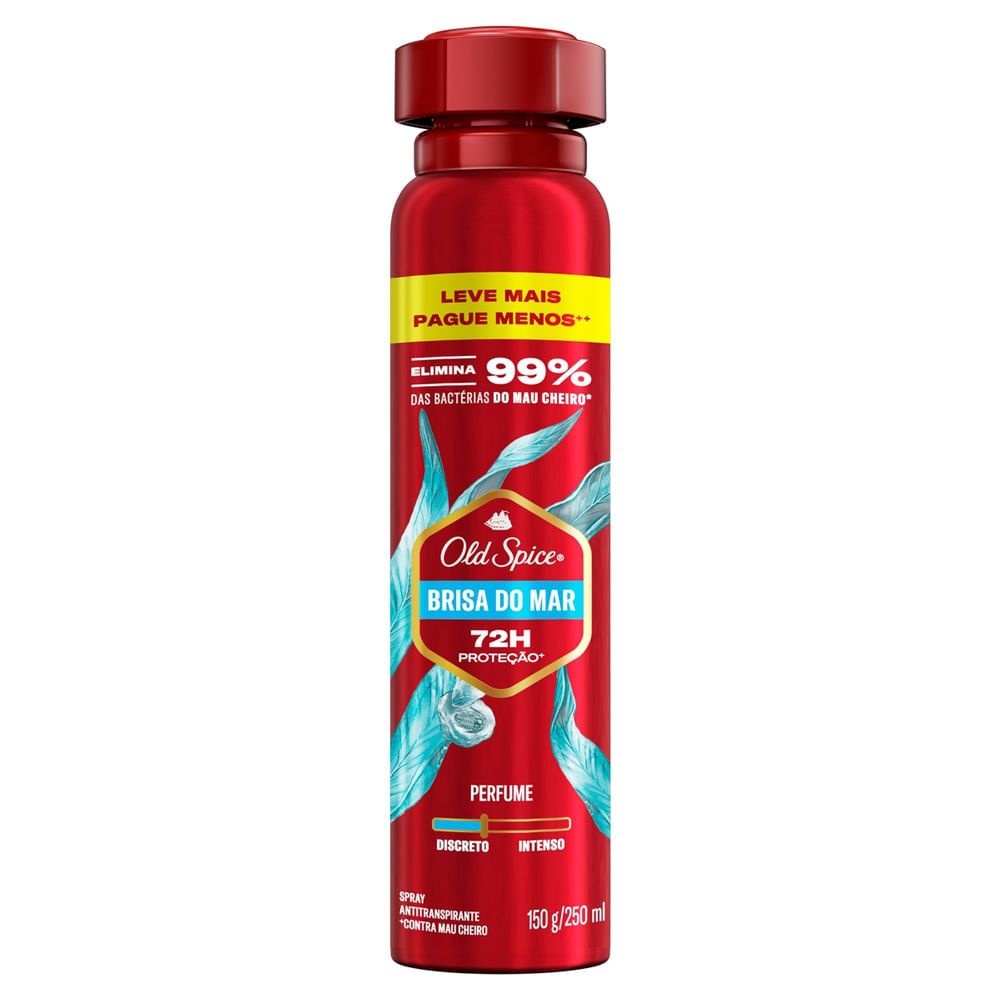 Desodorante Aerosol Old Spice Brisa Do Mar 250ml em Oferta na Shopee