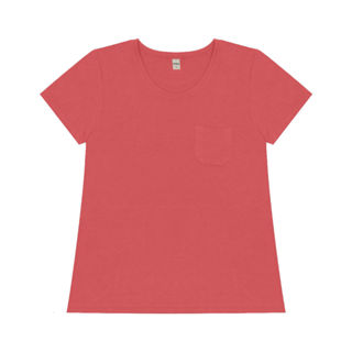 Blusa Feminina Viscotorcion Com Bolso Rovitex Laranja em Oferta na Shopee