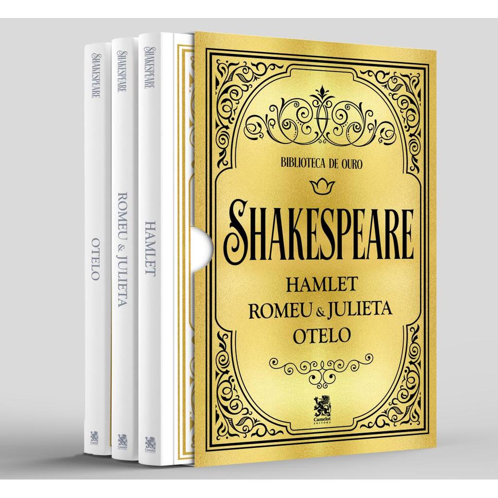 Biblioteca de Ouro - Shakespeare - Box com 3 Livros   L133