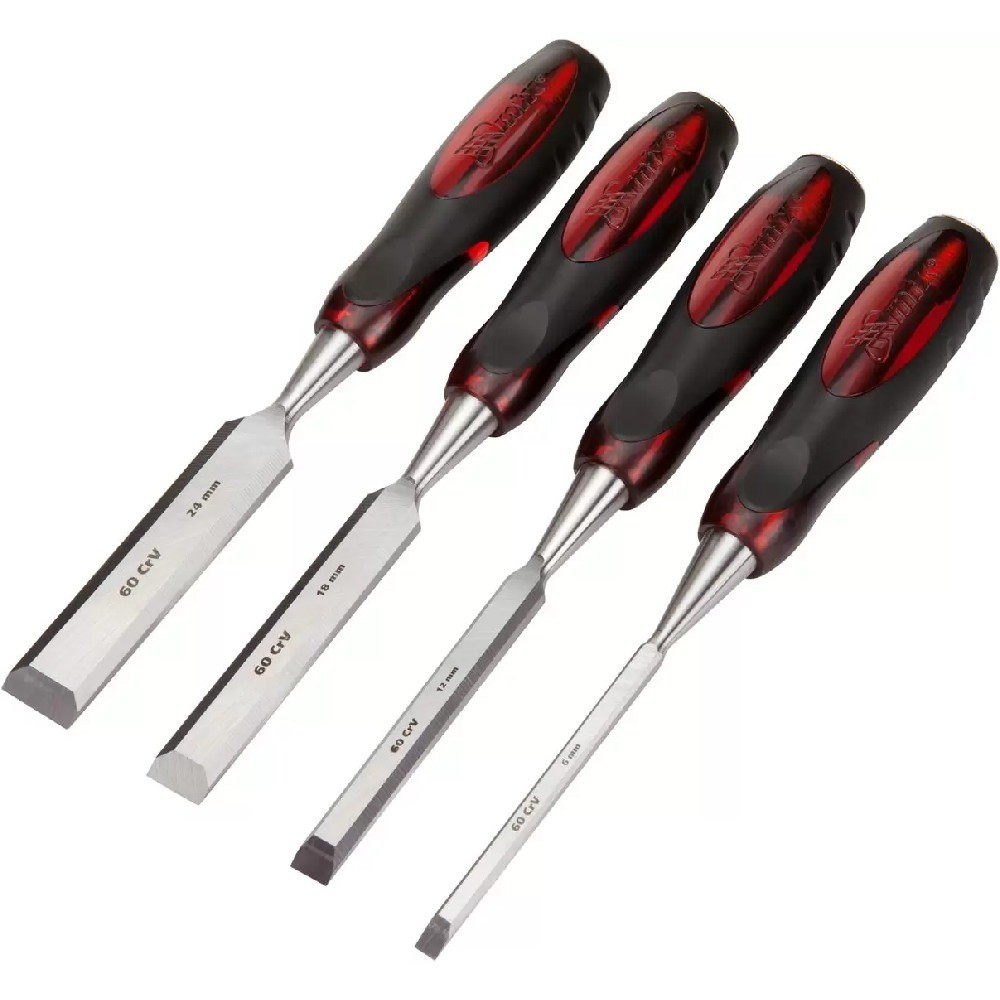 Jogo de formões 6 a 24 mm com 4 peças - MTX em Oferta na Shopee