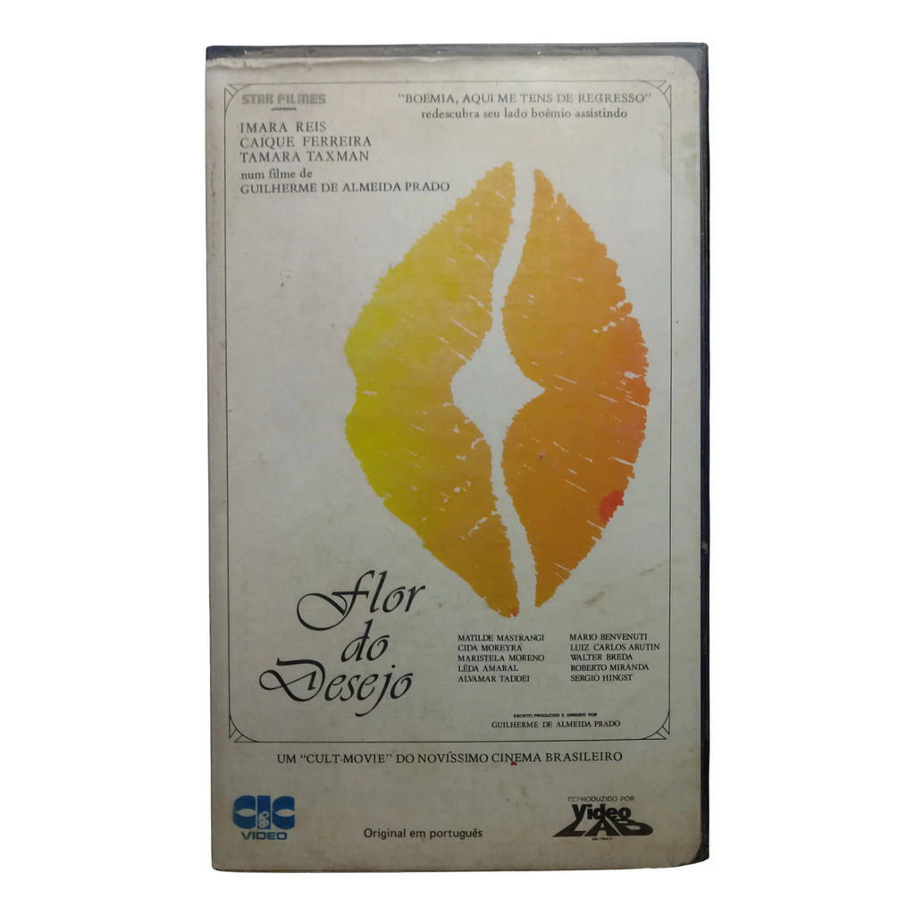 Vhs Flor Do Desejo - Cida Moreyra - Roberto Miranda