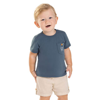 Conjunto Bebê Menino Náutico Com Bolso Colorittá Azul em Oferta na Shopee