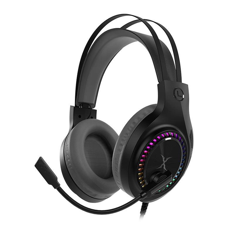 Headset Gamer Foxxray Bal-E69, RGB, Drivers 50mm, Preto, FXR-BAL-E69-BK