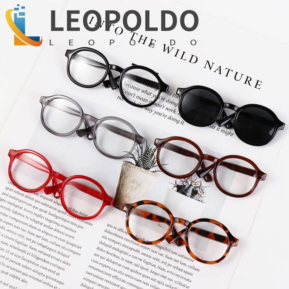 Óculos De Plástico Transparentes LEOPOLDO , Redondos De Cor Doce Transparente , Acessório De Boneca