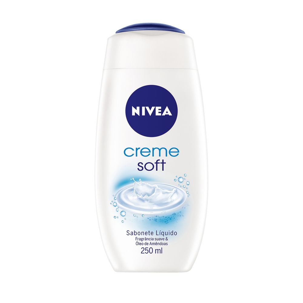 Sabonete Líquido Nivea Creme Soft 250ml em Oferta na Shopee