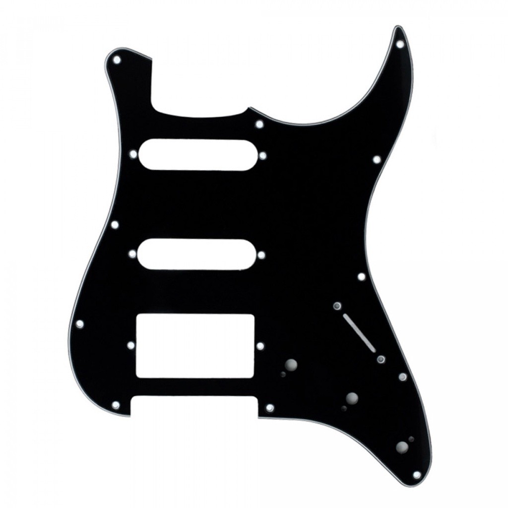 Escudo Guitarra Stratocaster Strato Dolphin Hss Preto