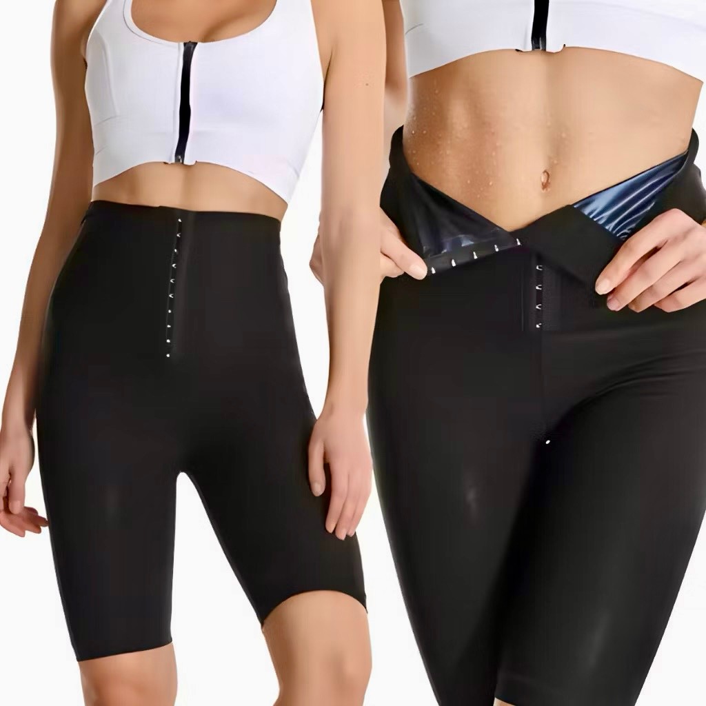Short De Academia Térmico Feminino Sauna Legging Modeladora Emagrecimento Cintura Alta Redutora De Medidas Oferta