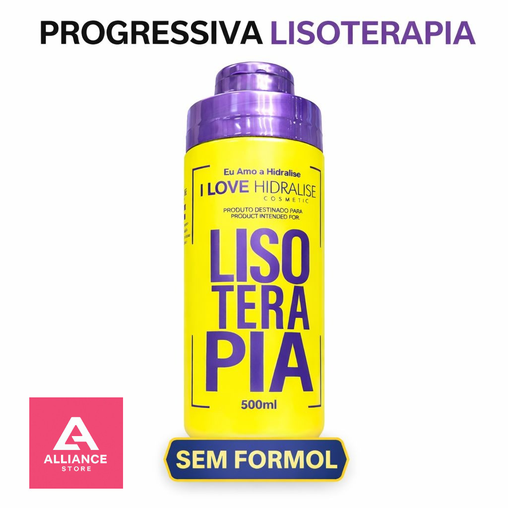 Progressiva Orgânica Sem Formol Lisoterapia  Original 500ml  - Liso Imediato