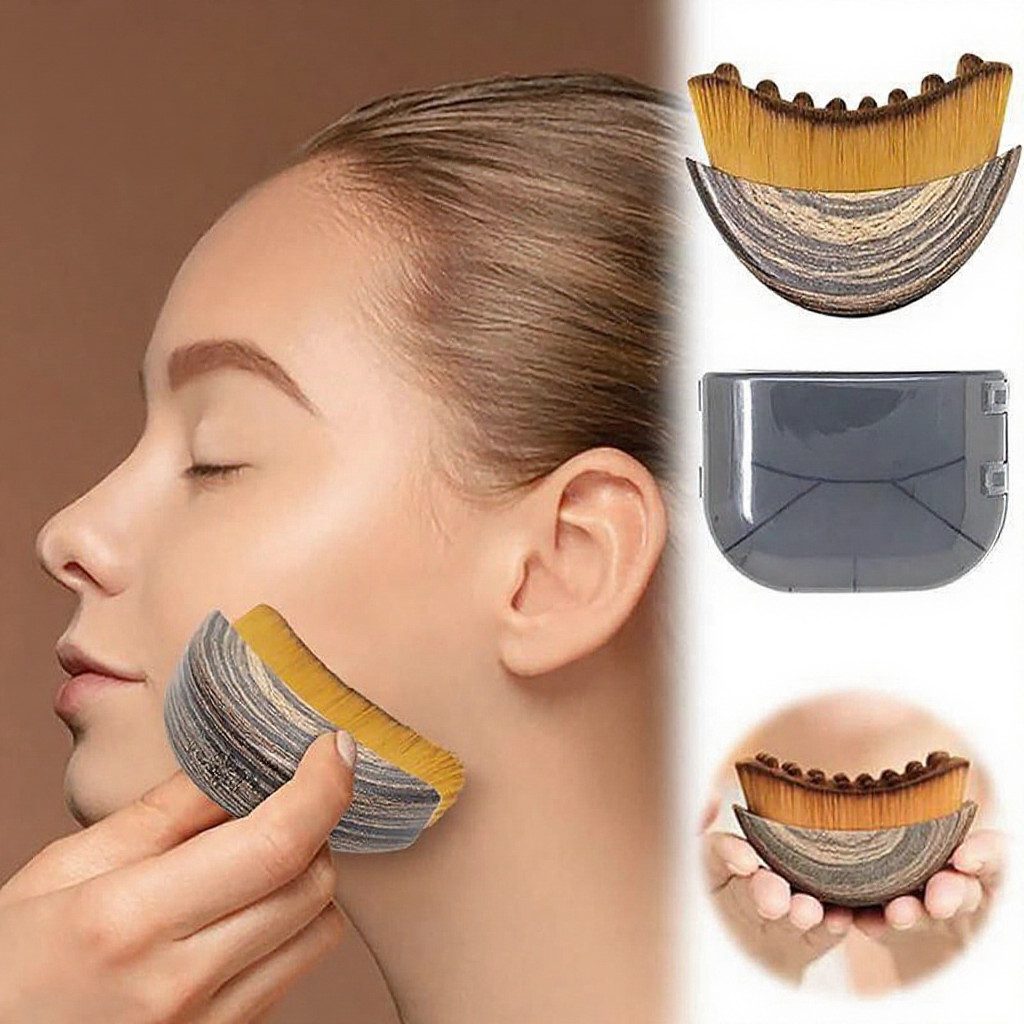 Escova De Massagem De Drenagem Linfática Para Contorno Corporal E Pescoço Facial