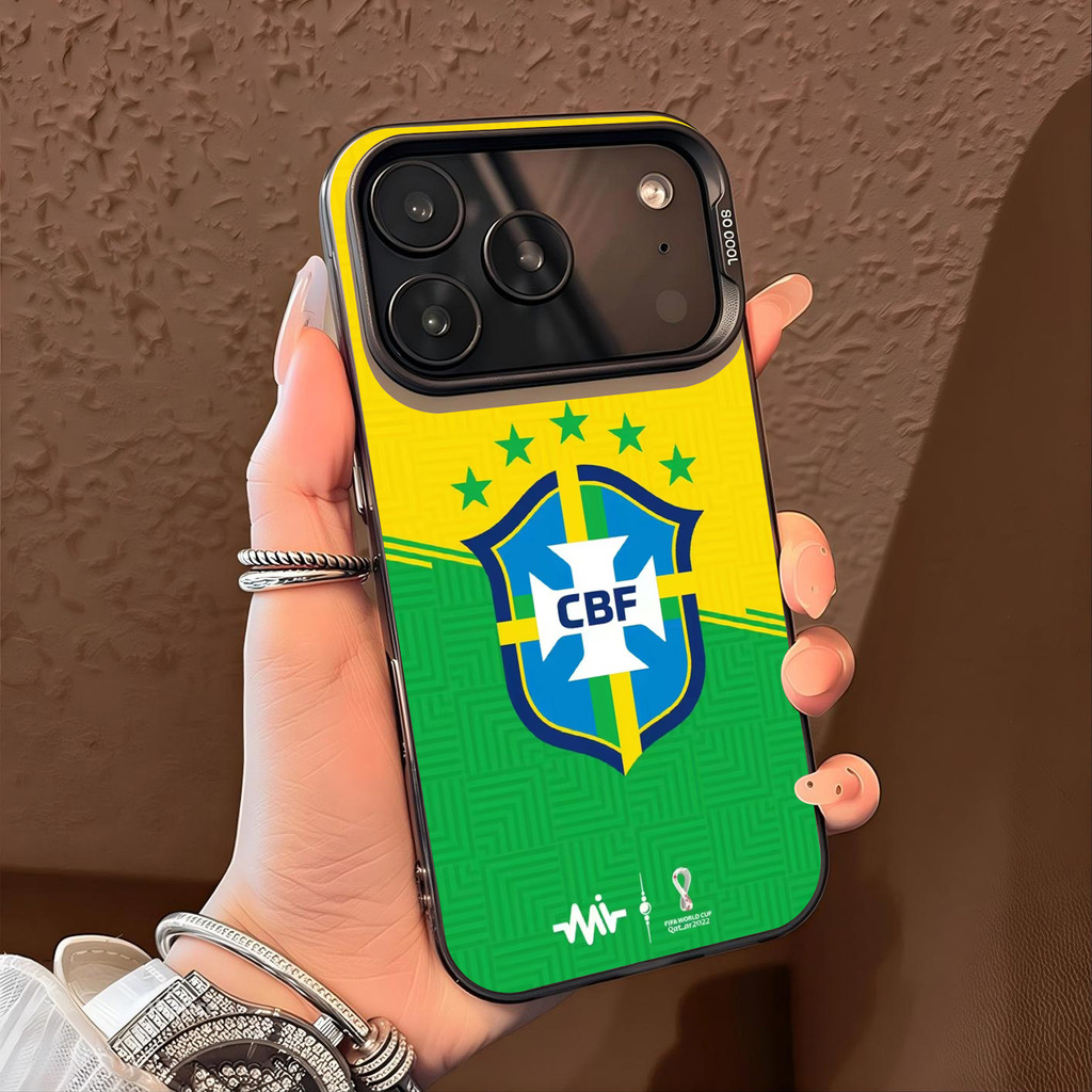 Capa prateada para iPhone 17 PRO MAX 11 15 PRO CBF Brasil iPhone XS XR 12 13 14 PRO MAX Modelo 5969CYK em Oferta na Shopee