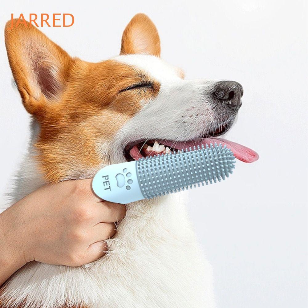 Escovas De Dentes Para Animais De Estimação JARRED , Pontas Dos Dedos Limpeza De Não Tóxicas De Silicone , 360 ° Boca De