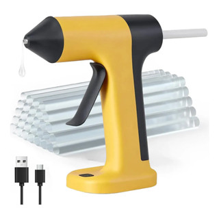 Pistola De Cola Quente Sem Fio Artesanato Confecção Bastões de Cola 30 Profissional Confecção Escolar em Oferta na Shopee