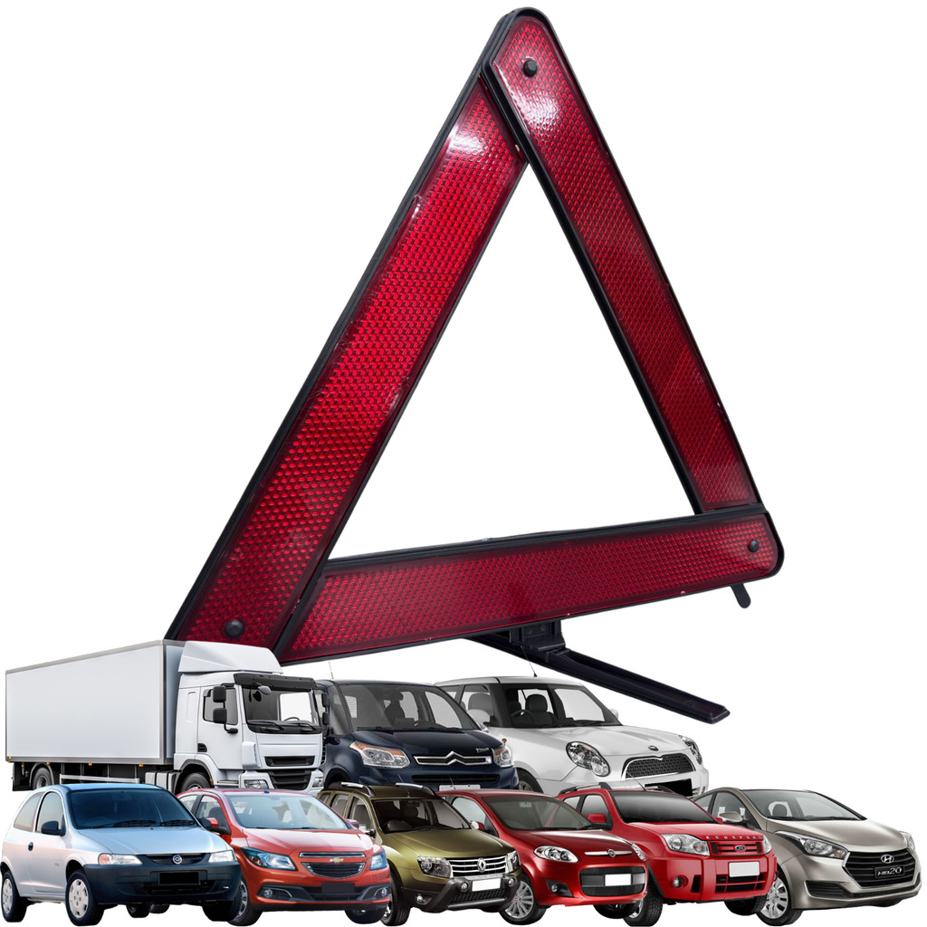 Triangulo Emergência Carro Caminhão Sinalização Sem Acidente em Oferta na Shopee