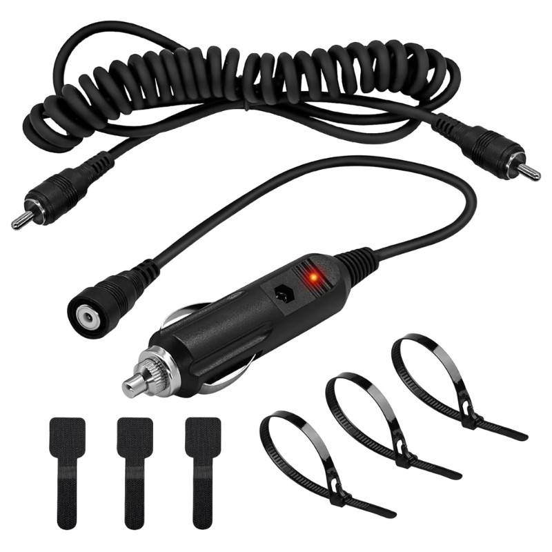 Li * Adaptador Para Capacete Aquecido Carregadores 12V Tomada Conector Fêmea Arnês Aquecimento