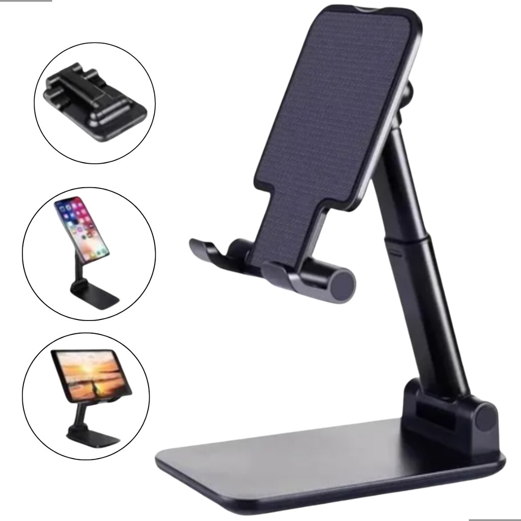 Suporte De Mesa Ditap Variedades Ajustável Universal Para Celular E Tablet Escritório Dobrável