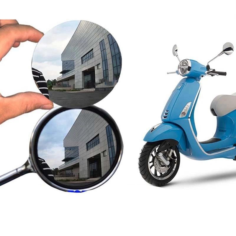 Lente De Vidro Para Espelho Retrovisor De Motocicleta , Convexa Vespa GTS 300 250 Sprint Primavera 150 125 Peças Automot