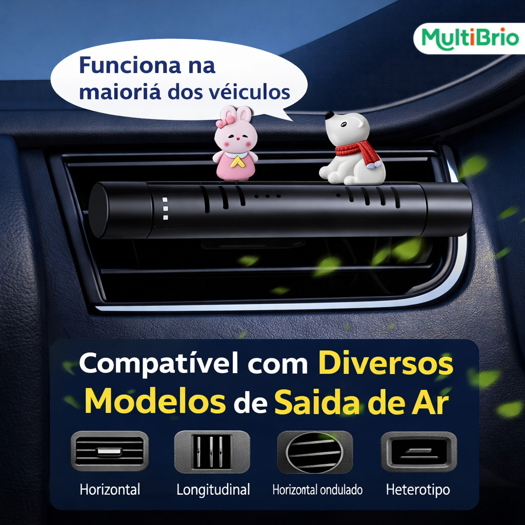 Cheirinho Para Carro Aromatizador Ar Condicionado Perfume Aroma Purificador de Ar