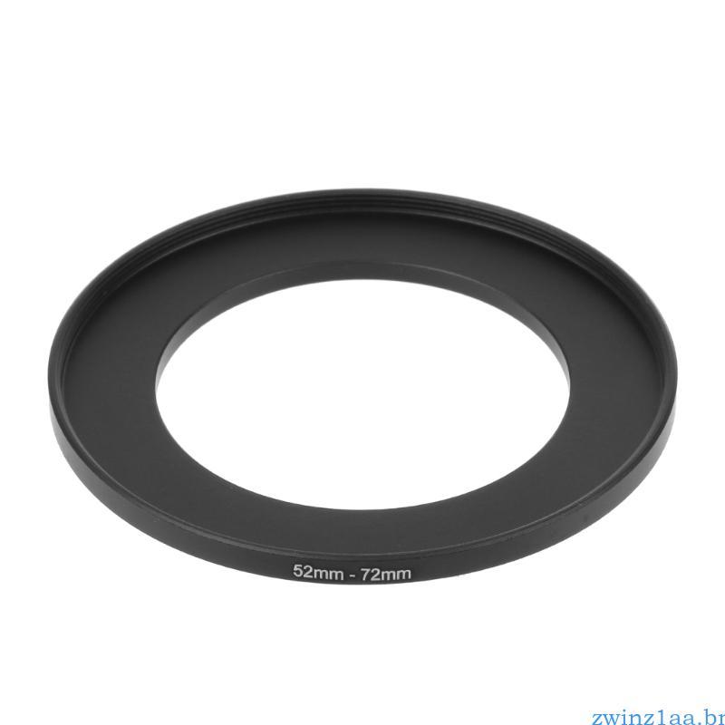 zwinz1aa 52mm A 72mm Metal Step Up Anéis Adaptador Lente Filtro Câmera Ferramenta Acessórios