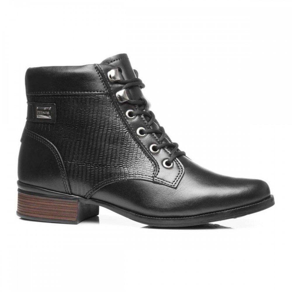 Bota Pegada 282013-04 Coturno Forrada Lã Pelinho Feminino