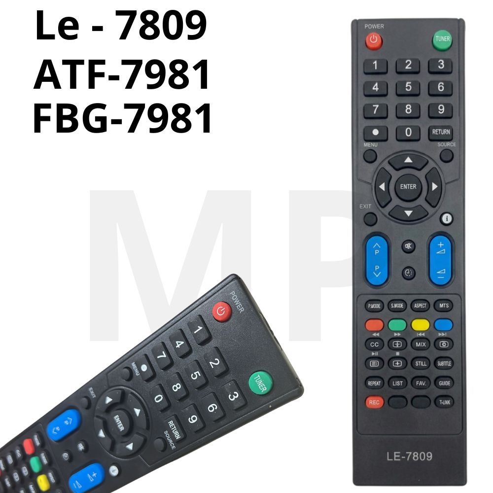Controle Remoto Compatível Com Tv P..hilco Lcd/led  PH32D PH32M PH42M LE-7809  - Le FBG7981