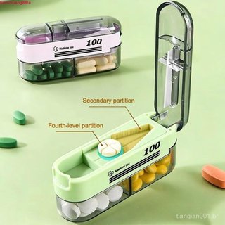 Cortador De Comprimidos Portátil TIANCHUANG , Metade De Corte Preciso/Divisor De Quarto , Medicamentos Selado