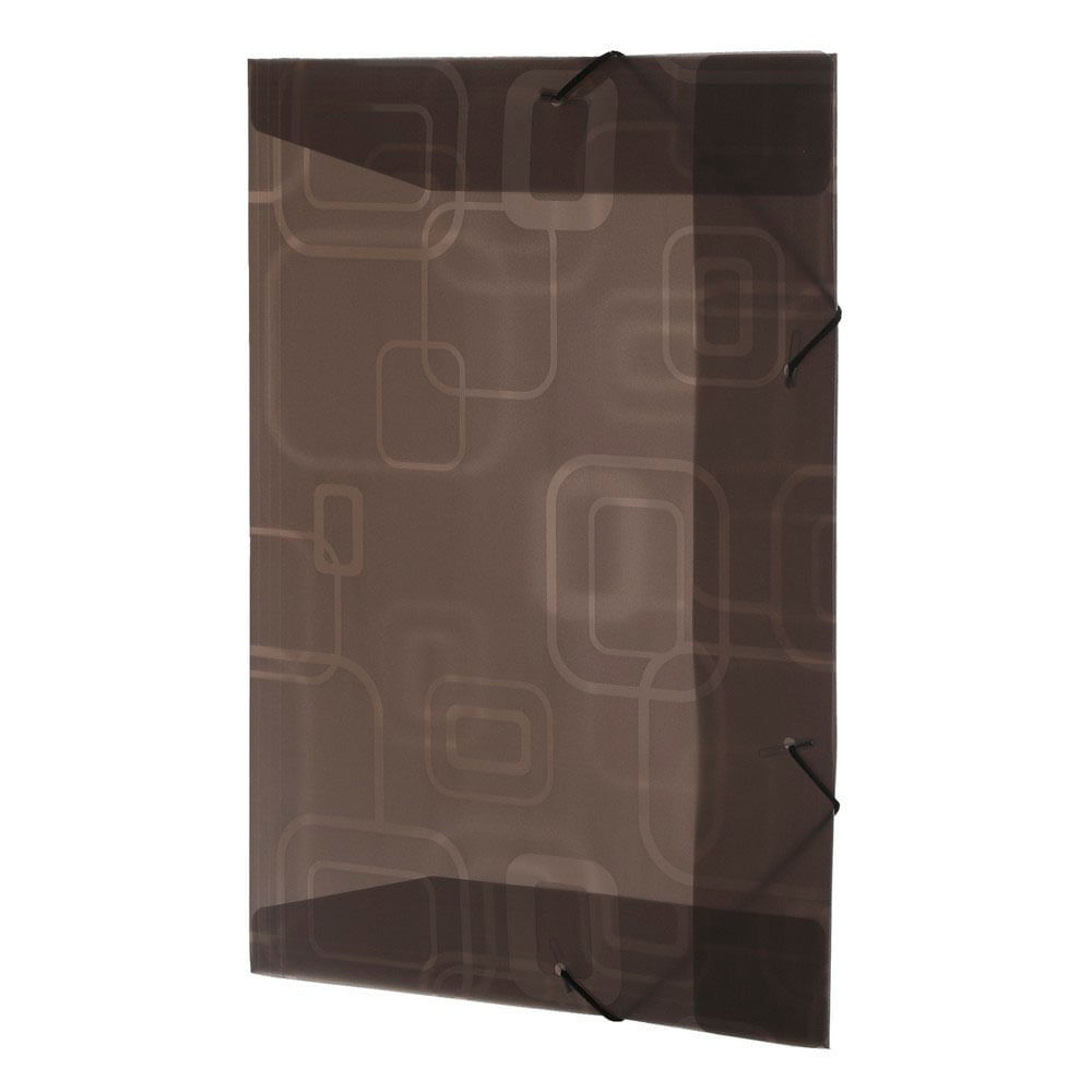 Pasta Aba Elástico Dello Fine sem Lombo Fumê 33,5x23,5cm em Oferta na Shopee