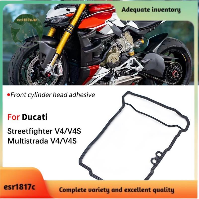Junta Da Cabeça Do Cilindro Dianteiro Motocicleta , Tampa Válvula , De Borracha Para Ducati Streetfighter Multistrada V4
