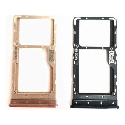 Bandeja Gaveta Chip Slot Sim Card Compatível Moto G8 Power Preto