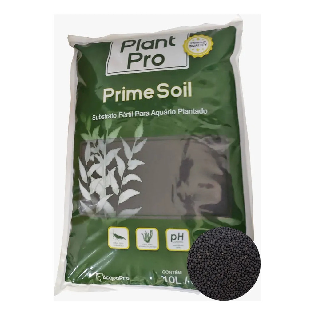 Substrato Fértil Prime Soil Black PlantPro 10l/8kg 5mm