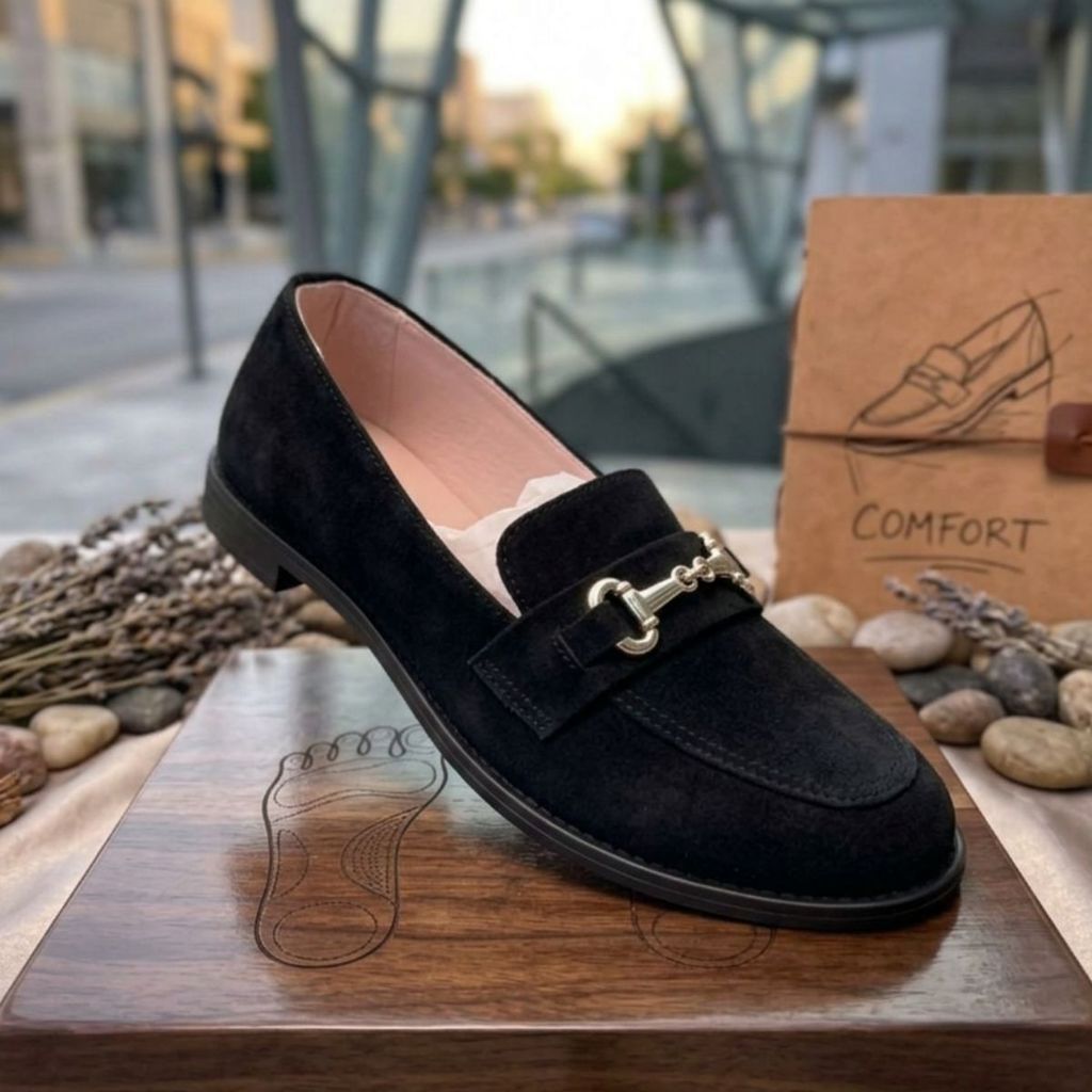 Mocassim Feminino com Enfeite Dourado Conforto e Elegância antiderrapante macio promocao