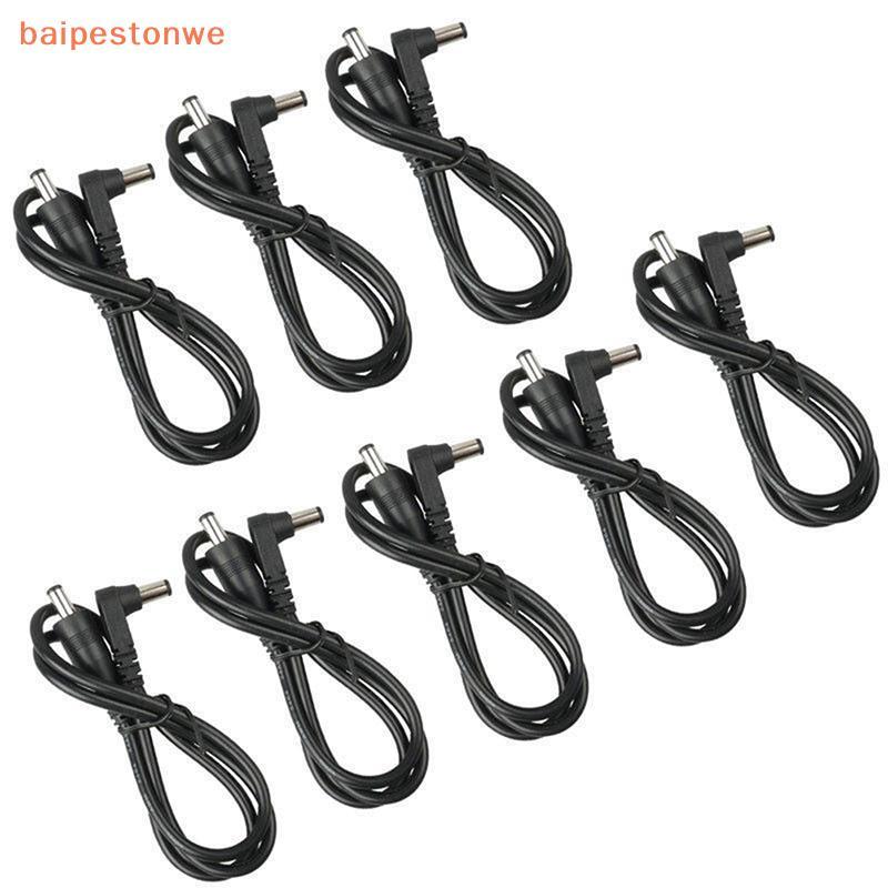 [baipestonwe] 8 Unidades Cabo DC Pedal De Efeito De Guitarra Remendo De Alimentação/60 Cm Bla Tamanho 2.1 mm