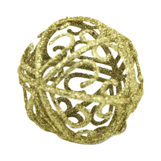 Kit Bola Arabesco Natal Le Dourado 6cm com 6 Unidades em Oferta na Shopee