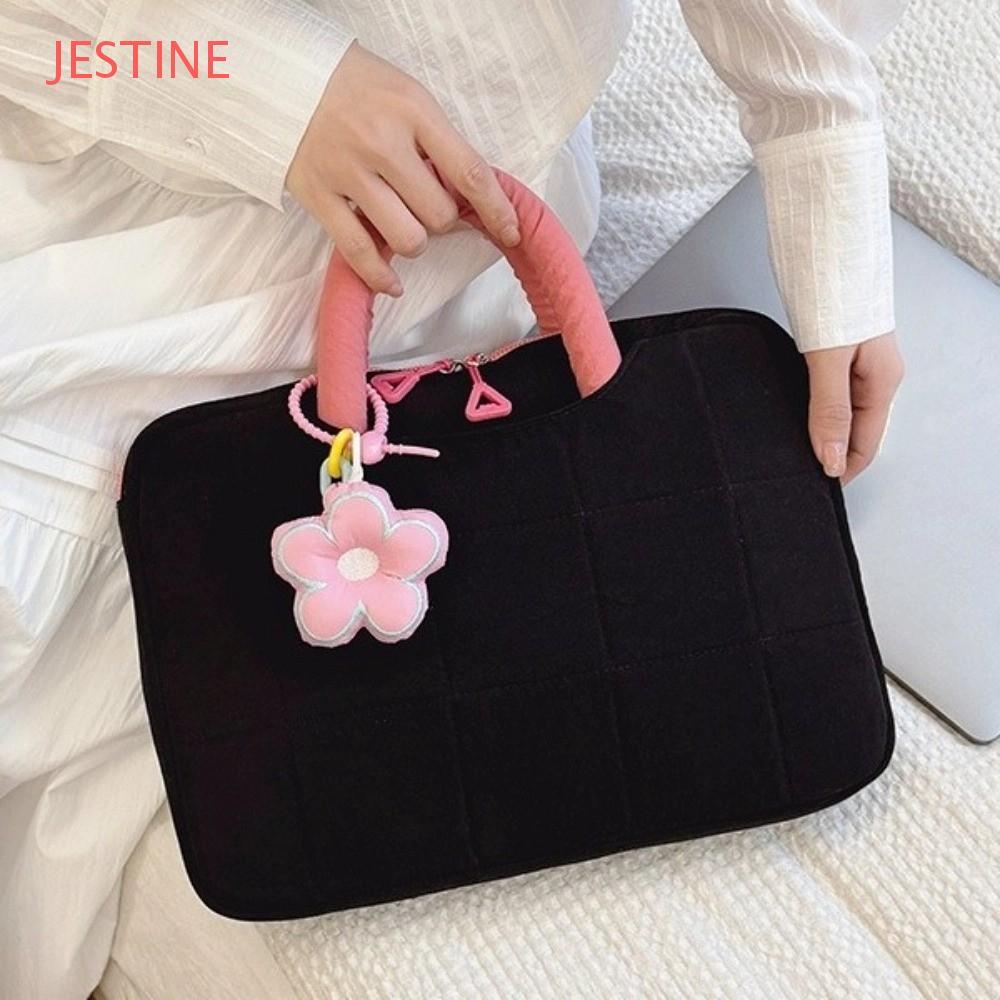 Capa Para Laptop JESTINE , Bolsa Portátil Computador De 14 Polegadas , Inchada Com Pingente Tablet E Escritório