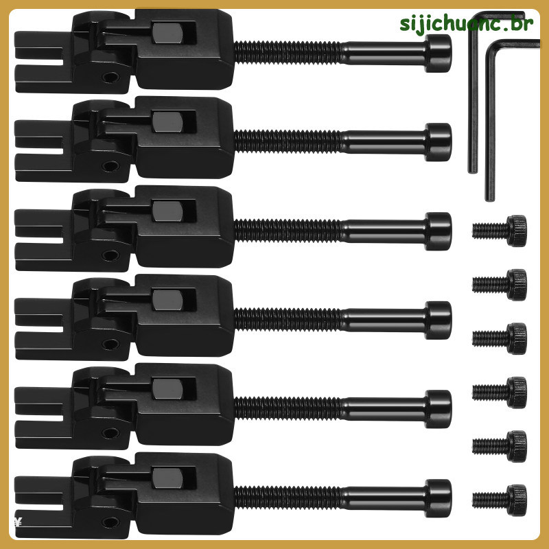💍 Conjuntos De Selas Duplas Para Ponte Tremolo De Guitarra Metal Preto Para Uso Em Guitarra
