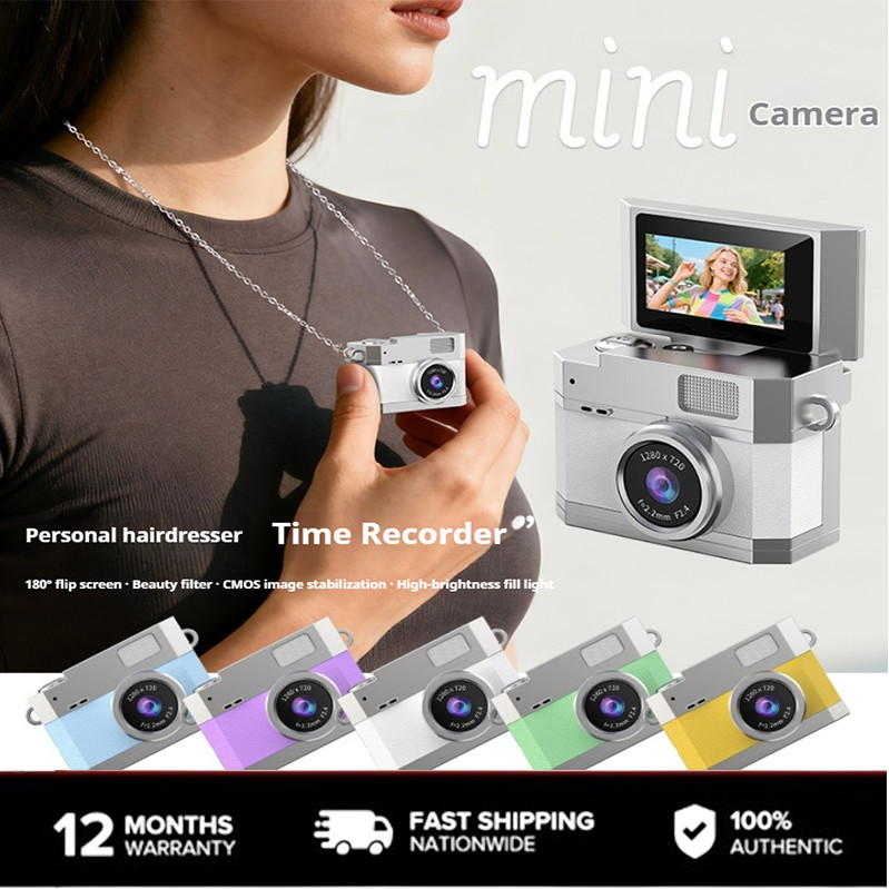 Camera Store LK-026 Retro Polegar Câmera Estudante Festa Portátil CCD De Alta Definição Pendurado Pescoço Digital