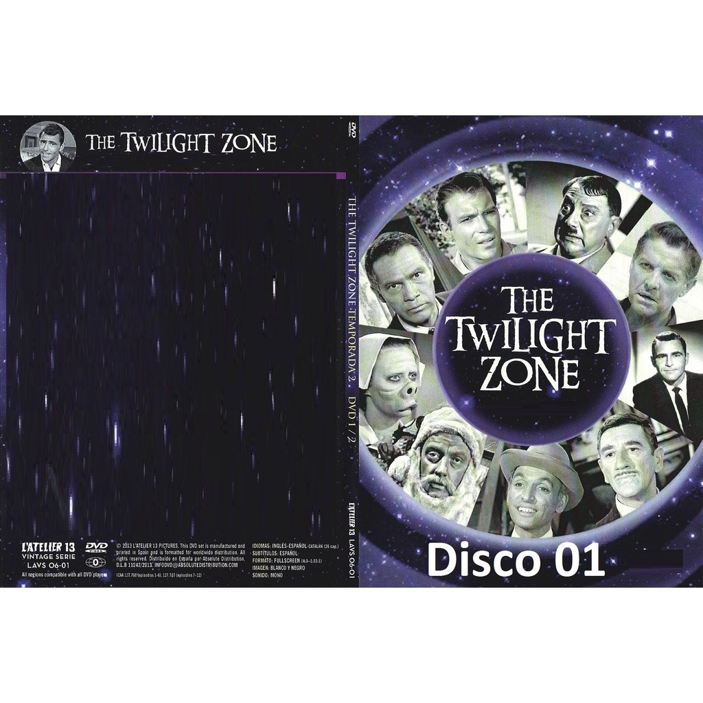 Dvd The Twilight Zone - 1959 - 1ª Temporada Completa - Legendado - 17 Discos - dvd -