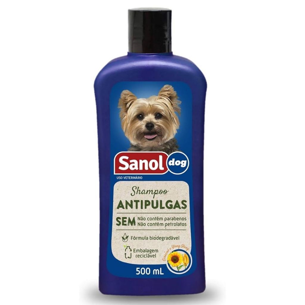 Shampoo Antipulgas Sanol 500ml