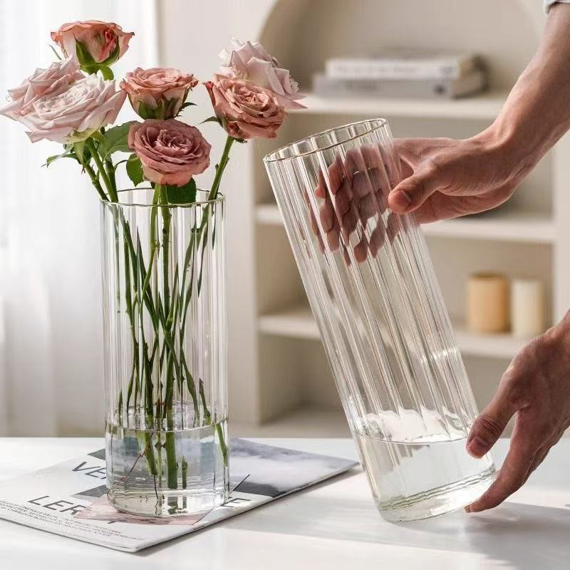 Vaso Acrílico Transparente Decorativo para Flores Arranjos Plantas Sala Casa