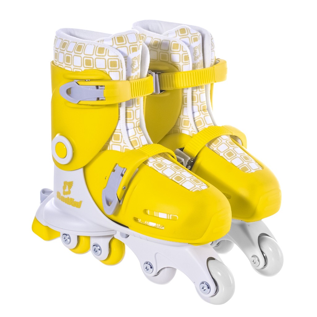 Patins Roller Spin Inline E Triline Infantil 4 Rodas Com Tamanho Ajustável Até 50 Kg