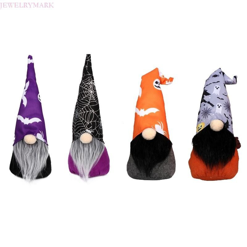 Ornamento Chapéu Fantasma Morcego Gnomo Halloween Judeu Para Boneca Bonecas Criativas Rosto