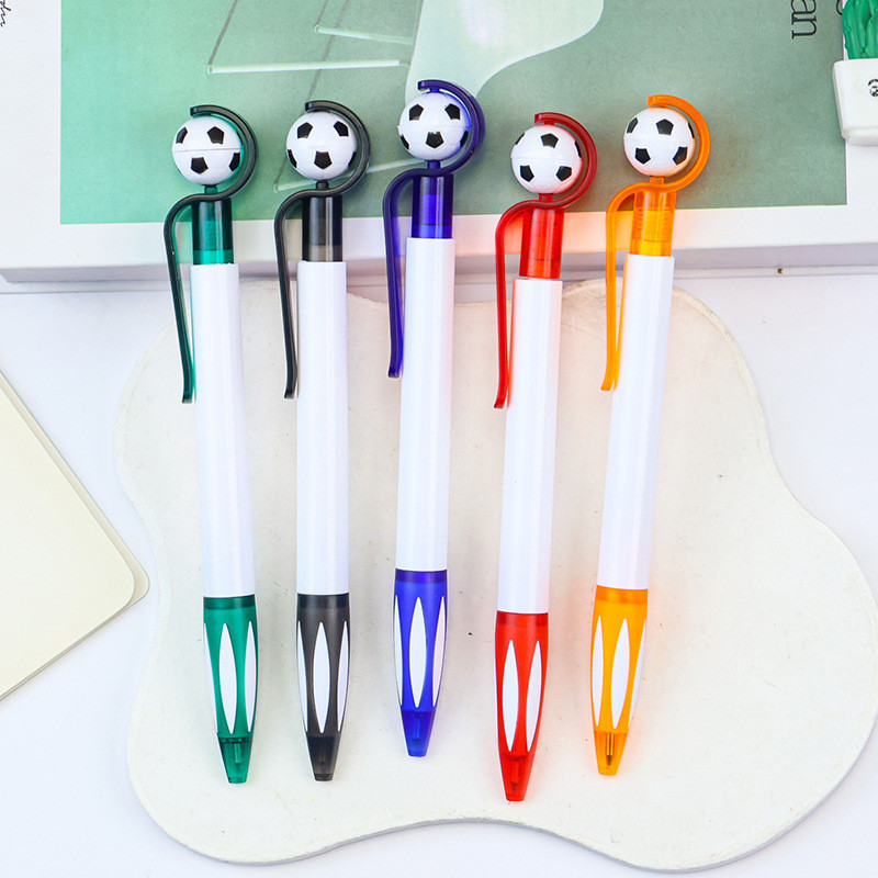 12 Pcs Caneta Esferográfica Criativa de Futebol com Pressão Rotativa Descompressão Material de Escrita Preto para Escrit em Oferta na Shopee