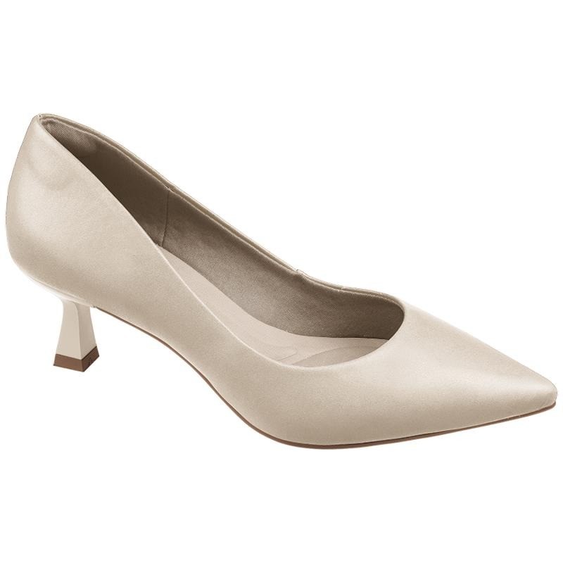 Scarpin Feminino Bebecê Bico Fino Salto Taça T3814-246 em Oferta na Shopee