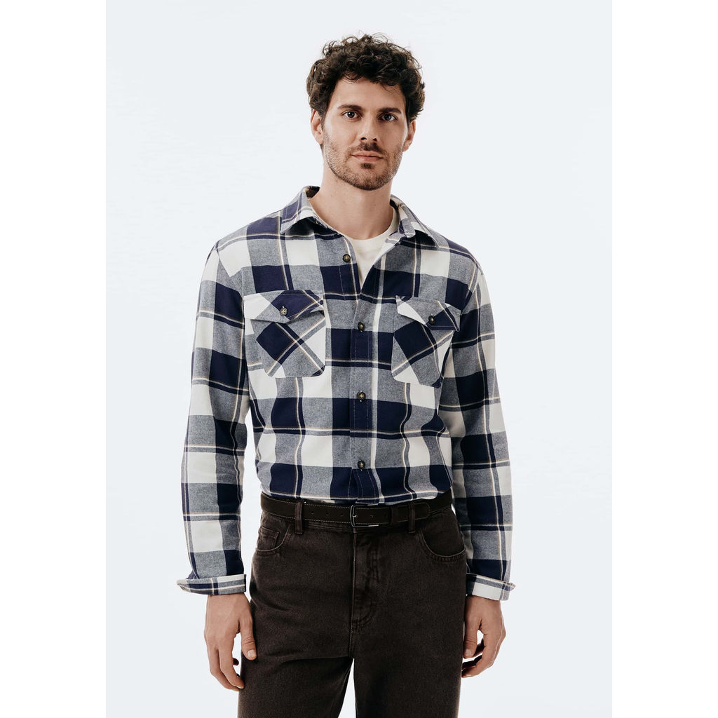 Camisa Masculina Comfort Xadrez Flanelada em Oferta na Shopee