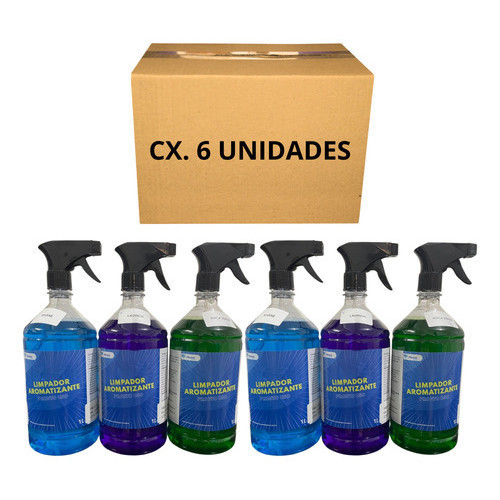 6 UNIDADES Bactericida Aromatizador Ar Condicionado Anti Fungo 1 LITROS