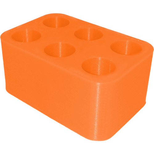 Suporte para 6 Tubos de Coleta 1,3cm (2,7ml a 6ml)  - Modelo 1 em Oferta na Shopee